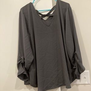 Maurices Gray 2XL Shirt